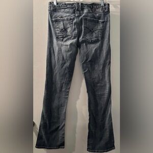 Mudd Jeans stretchy boot cut. Dark Wash Straight-Leg Jeans Size 7